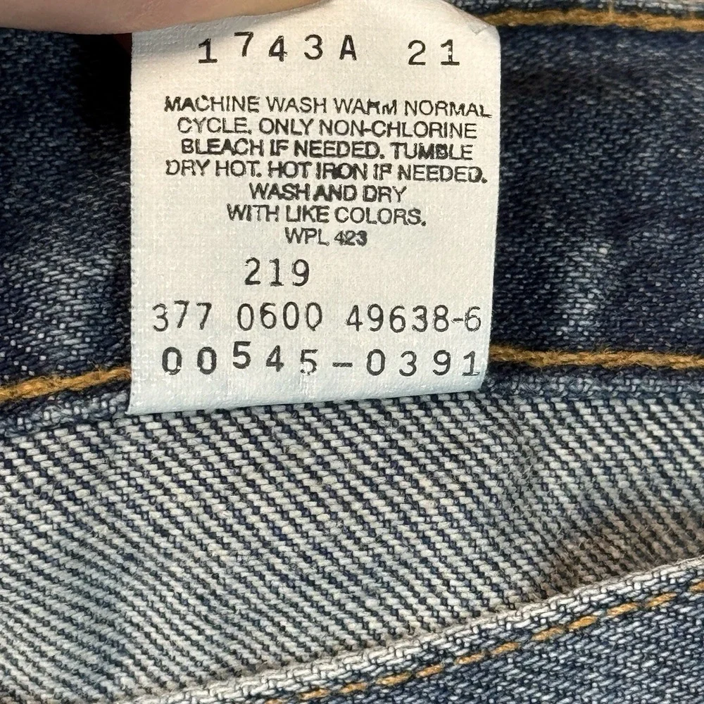 VTG Levi's Y2K 2000 Loose Fit Cotton Denim Jeans Men 40x36 Western Cowboy Basics